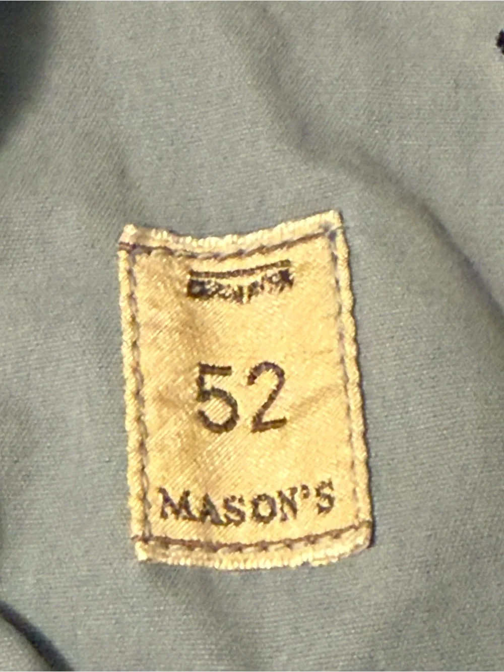 Mason Light Blue Flat Front Cotton Shorts